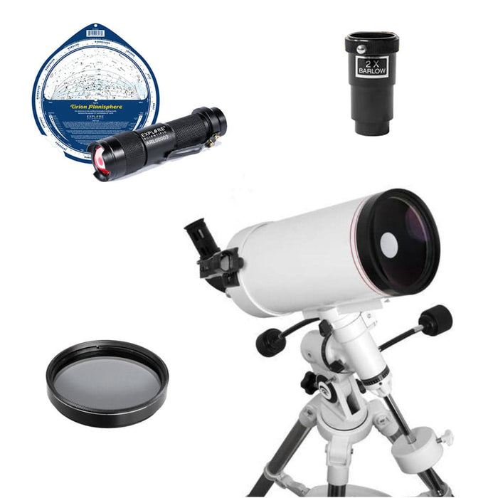 Explore Scientific FirstLight 127mm Mak-Cassegrain Telescope - Ultimate Bundle Package - with EQ3 Mount & Bonus Accessories