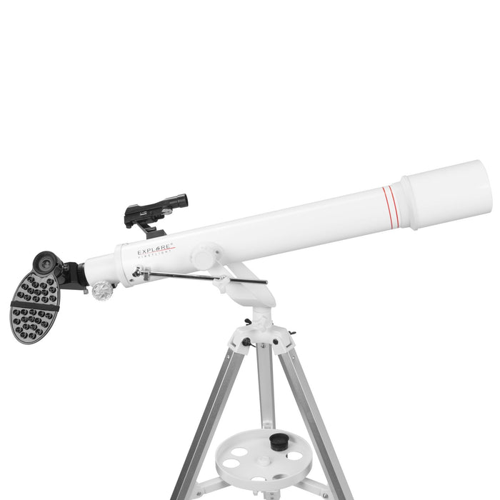Explore Scientific FirstLight 70mm f/10 Refractor Telescope with Az Mount  Right Side Profile of Body  