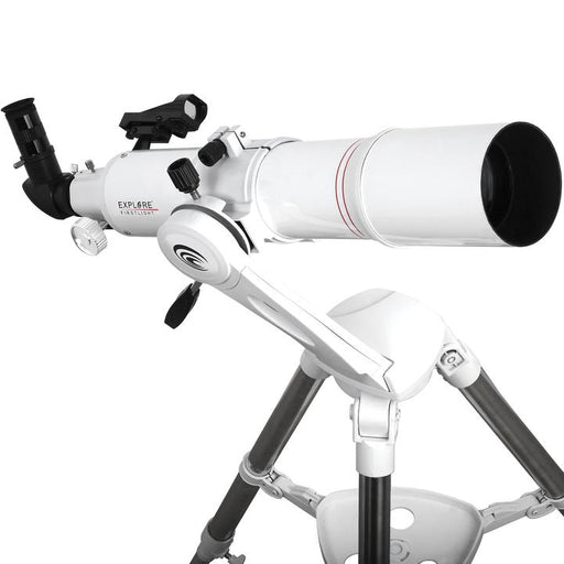 Explore Scientific FirstLight 80mm Refractor Telescope - Ultimate Bundle Package - with Twilight Nano Mount and Bonus Accessories Body Telescope