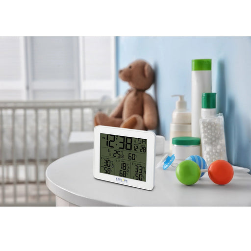 Explore Scientific Radio Weather Station with Temperature and Humidity Indoors