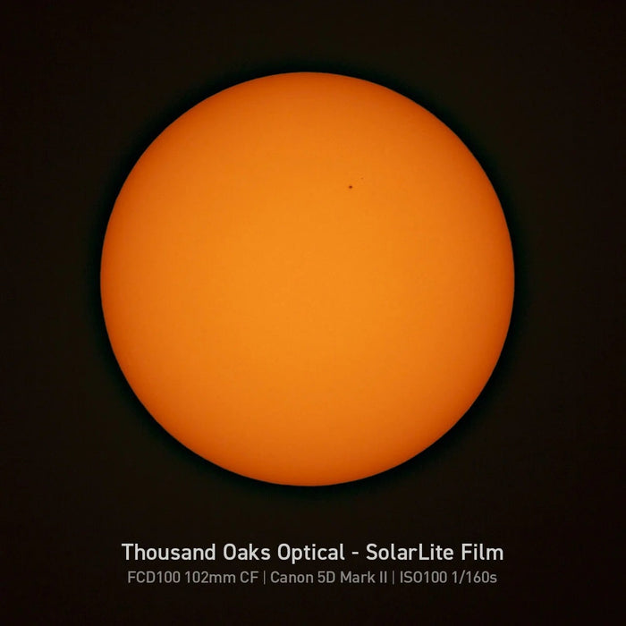 Explore Scientific Sun Catcher Variable Large Aperture Solar Filter Thousand Oaks Optical Solarlite Film