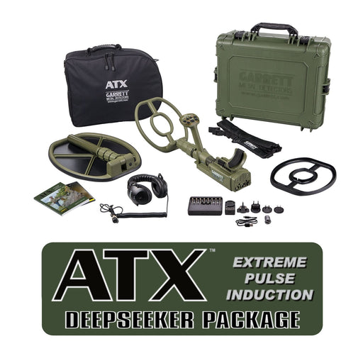 Garrett ATX Deepseeker Package With 10-Inch x12-Inch DD and 20-Inch Coil Full Package