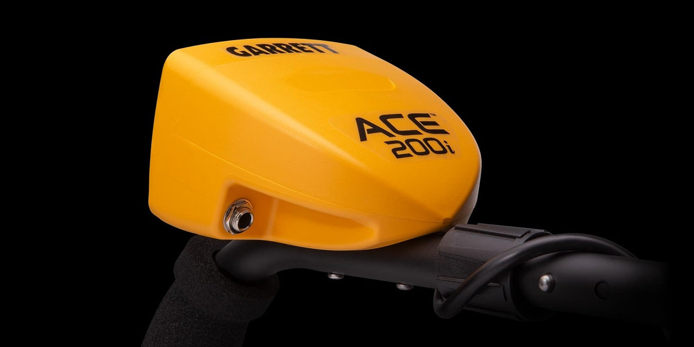 Garrett Ace 200i Metal Detector Searchcoil Body Control Housing Back Profile