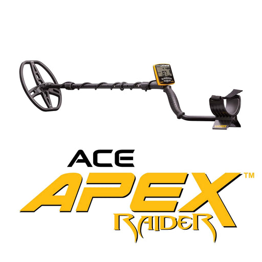 Garrett Ace Apex With Raider 8.5-Inchx11-Inch Coil with Logo