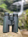 German Precision Optics Passion ED 10×42mm Binoculars Body Standing On Rock Outdoors