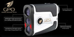 German Precision Optics GPO Flagmaster 1800 6x20mm Golf Laser Rangefinder Key Features