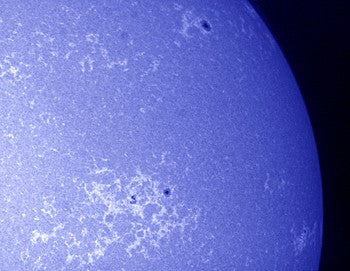 Image Captured Using DayStar QUARK Eyepiece Solar Filter Calcium H DSZCH
