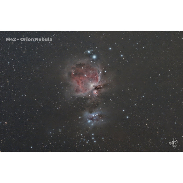 Image Captured Using Explore Scientific FirstLight 130mm f/4.6 Newtonian Telescope with iEXOS-100 PMC-Eight Equatorial Tracker System Orion Nebula