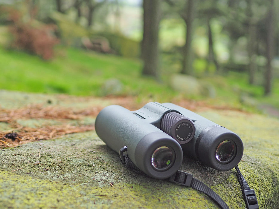 Kowa Genesis 44 8.5x44mm Prominar XD Binocular On A Rock Outdoors
