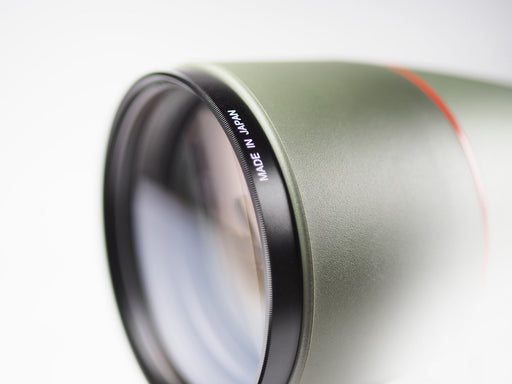 Kowa TP-95FT Protective Filter Attached to a Telescope Objective Lens