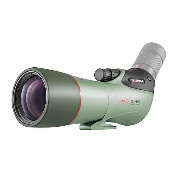 Kowa TSN-66A Prominar 66mm Angled Zoom Spotting Scope Body Objective Lens and Mounting Plate