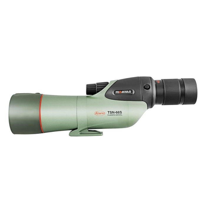 Kowa TSN-66S Prominar 25-60X66mm Straight Spotting Scope Zoom Kit Left Side Profile of Body
