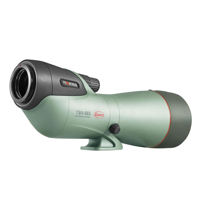 Kowa TSN-88S Prominar 88mm Straight Spotting Scope Body Only Rear Profile and Mounting Plate