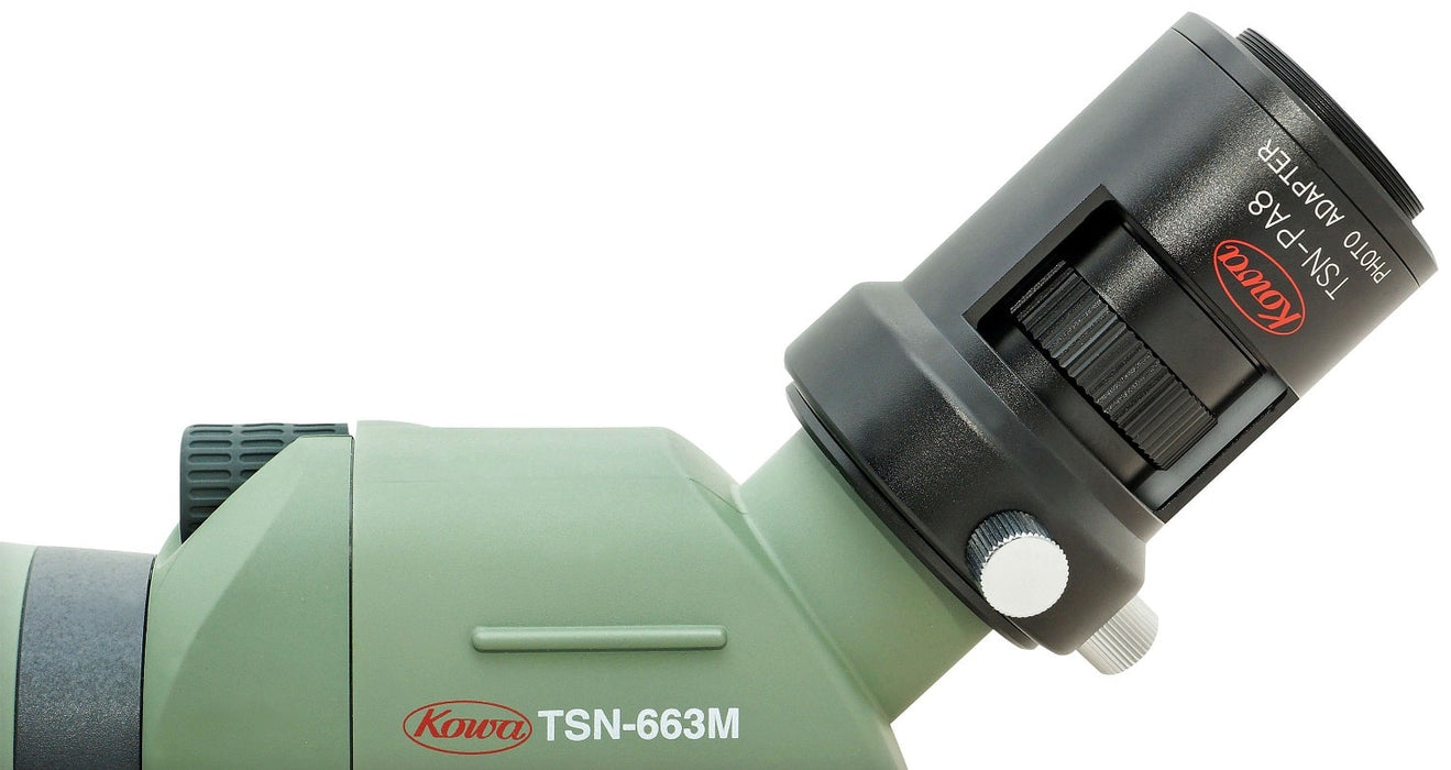 Kowa TSN-PA8 Digiscoping Adapter for TSN-660M/600/82SV Attached to Eyepiece