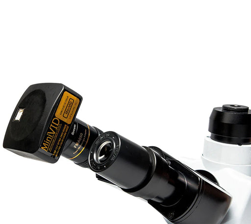 LW Scientific MiniVID USB 2.0 - 5.1MP Camera Attached to Binocular