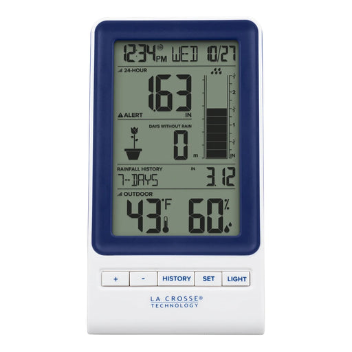 La Crosse Technology 724-1415BL-INT Digital Rain Gauge