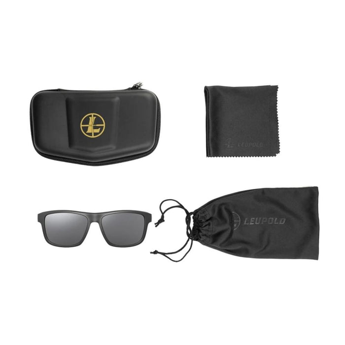 Leupold Katmai - Matte Black, Shadow Gray Flash Eyewear Included Accessories
