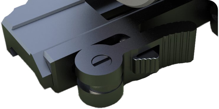 Luna Optics 6-36x50mm Gen-3 Digital Day / Night Vision Riflescope Quick Detach Mount Levers 