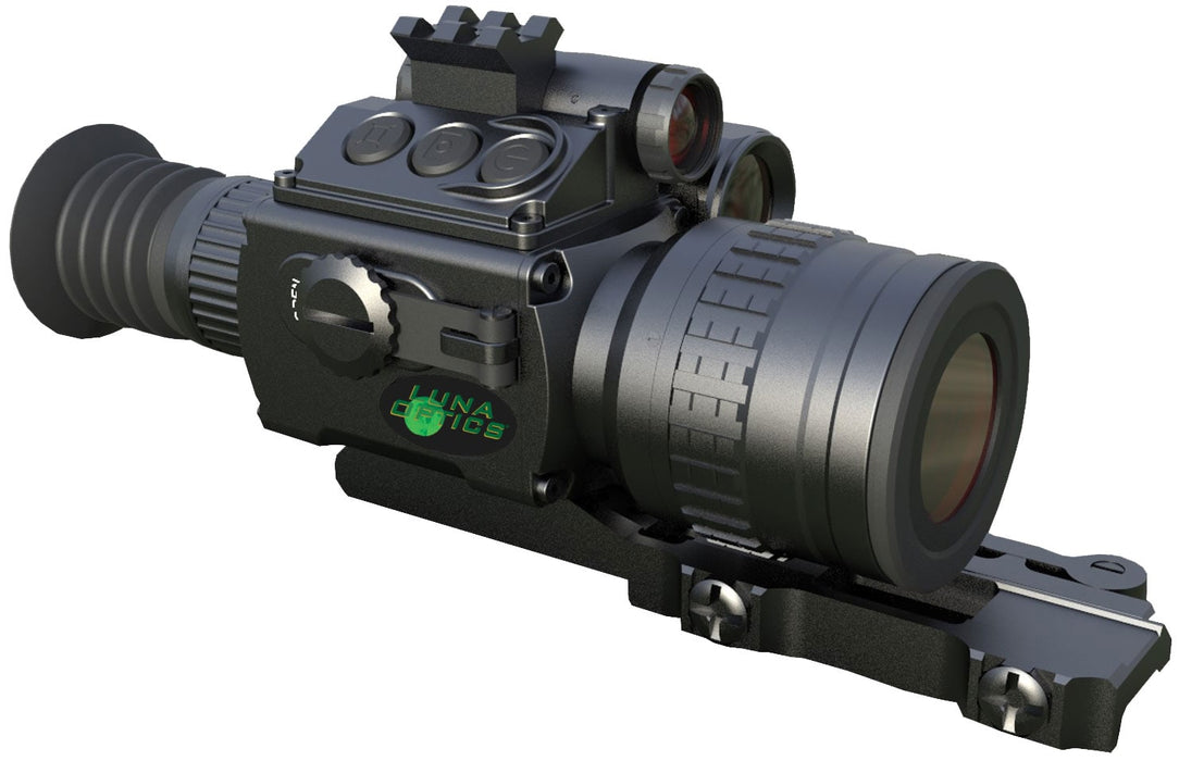Luna Optics 6-36x50mm Gen 3 Digital Day-Night Riflescopes with 1500m Laser Rangefinder Body Objective Lens