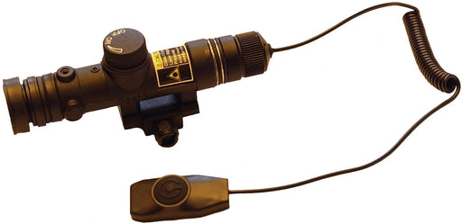 Luna Optics Remote Pressure Switch Attached to Extended Range IR Illuminators