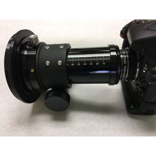 Lunt 0.8X Reducer/Field Flattener For Night Time Imaging With The MT80, MT100 & MT130 Body Scaled