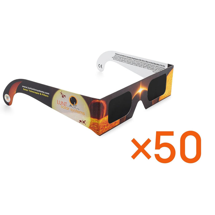 Lunt Adult Eclipse Glasses in 50 Pack