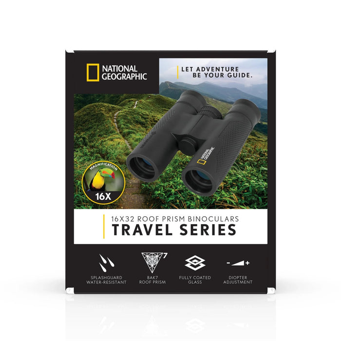 National Geographic 16x32mm Binoculars Box Front Profile