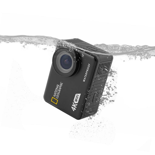 National Geographic 4K Waterproof Action Camera with WiFi Under Water