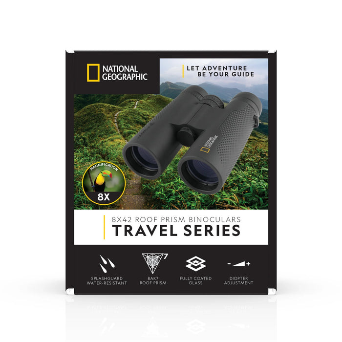 National Geographic 8x42mm Binoculars Front Box