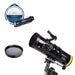 National Geographic NG114mm Newtonian Telescope with Equatorial Mount - Ultimate Bundle Package