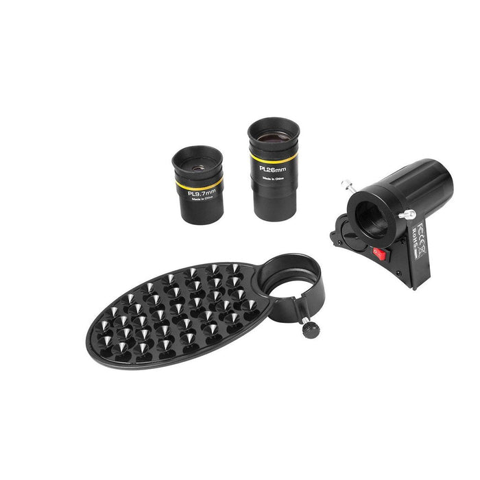 National Geographic NT114CF 114mm Reflector Telescope Standard Package Accessories