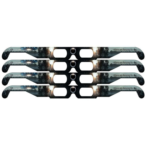 Set of Daystar Aliens Are Among Us Style Funner Eclipse Solar Glasses