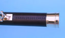 Stanley London 19-Inch Engravable Leather Sheathed Brass Desktop Harbormaster Telescope Body