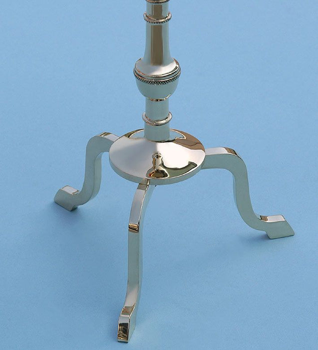 Stanley London Engravable 10-inch Victorian Polished Brass Desk Telescope Mount Legs