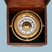 Stanley London Engravable Antique Nautical Brass Gimbaled Compass In Wooden Box Body Top View Profile