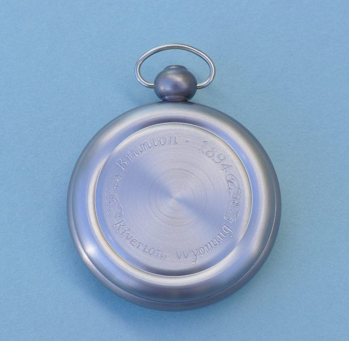 Stanley London Engravable Brunton Gentleman's Pocket Compass Body Swivel Lid