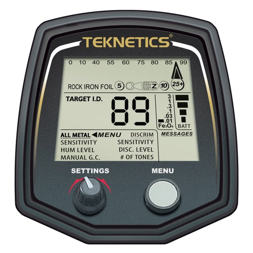 Teknetics T2 Special Edition Metal Detector with 5-Inch and 11-Inch DD Coil Control Housing