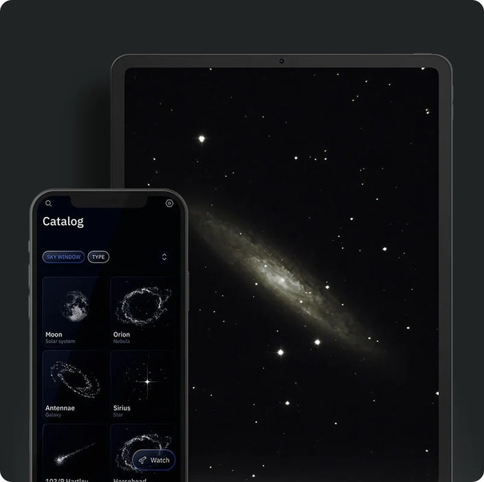 Unistellar Odyssey Pro Red Edition Smart Telescope - Compact, Lightweight and User-Friendly Telescope Unistellar App