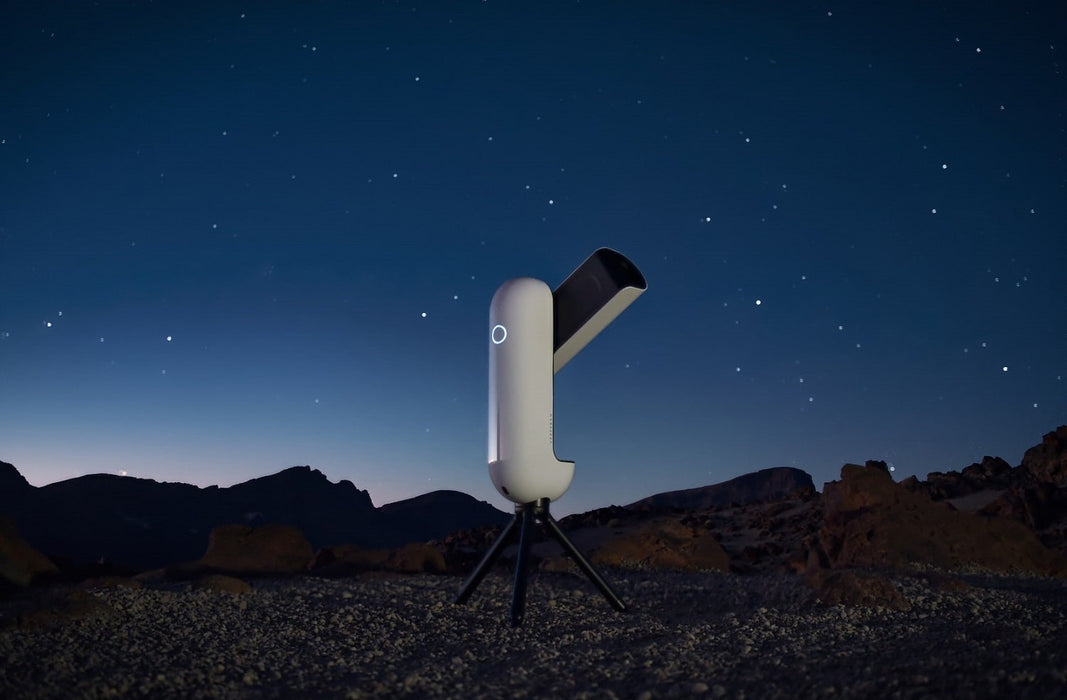 Vaonis Vespera II Smart Telescope Body Standing Outdoors