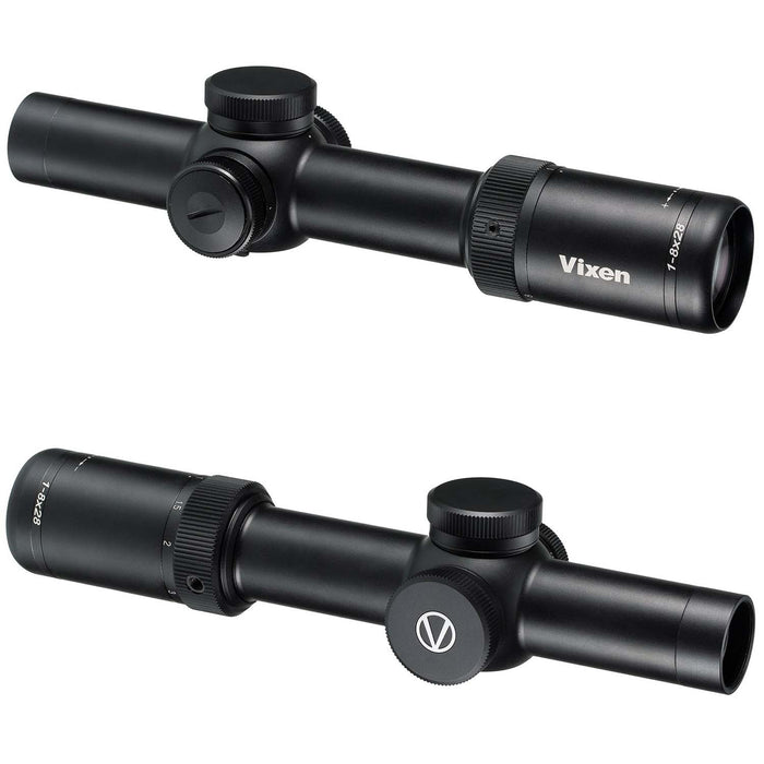 Vixen 1-8x28mm Riflescope - 28mm Tube Body