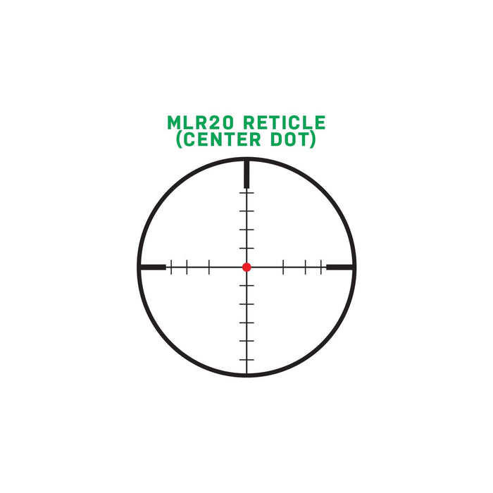 Vixen Artes ED 5-30x56mm Riflescope - 34mm Tube MLR20 Reticle Center Dot Variant