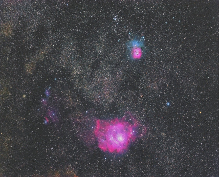 Vixen SD81SII Super ED Refractor Telescope M20 Nebulae