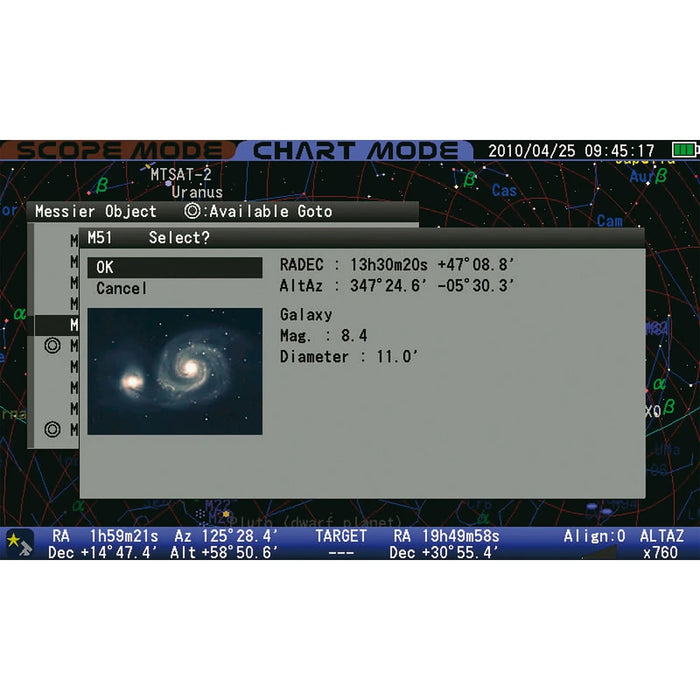 Vixen SXP2-R200SS-S-PFL Telescope Set Display Mode