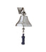 Weems & Plath 5-Inch Nickel Bell with Navy Blue Lanyard