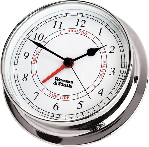 Weems & Plath Chrome Endurance 125 Time and Tide Clock