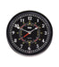 Weems & Plath Trident Time and Tide Clock 10-Inch Black Dial