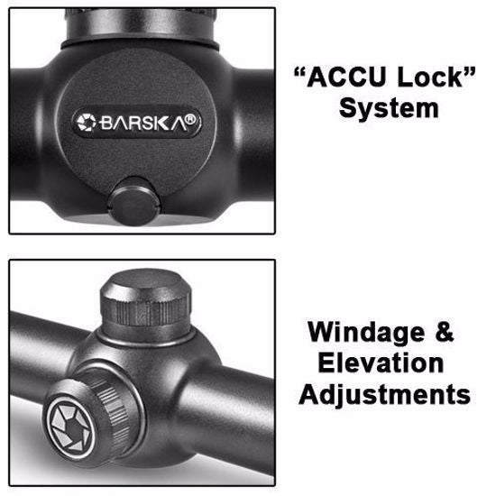 Barska 1.5-4.5x20mm Tactical Scope w/ First Focal Plane Mill-Dot Reticle