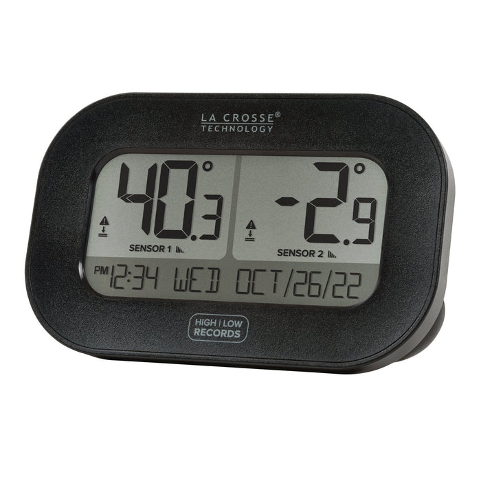 La Crosse Technology Dual Temperature Station with Magnetic Back