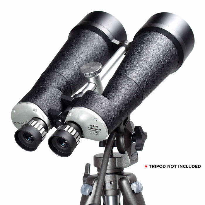 Barska 25x100mm WP Cosmos Astronomical Binoculars In Tripod Rear Profile