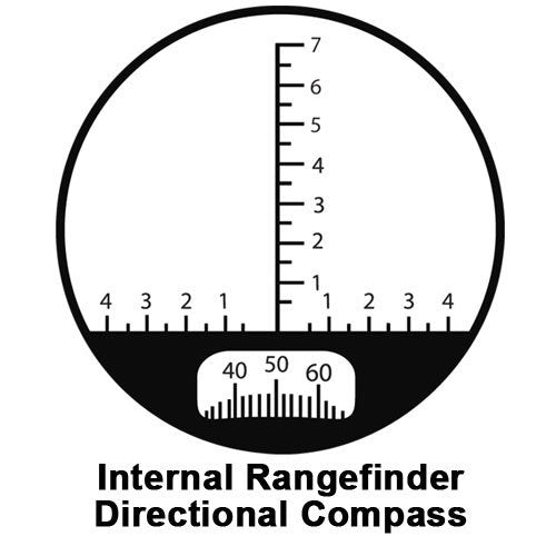 Barska 7x50mm WP Deep Sea Range Finding Reticle Compass Binoculars Rangefinder Compass